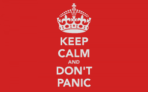 Paniekaanvallen -keep calm and don't panic